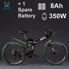 26" 48V 350W/500W 8 / 12.5AH Lithium Battery Folding Electric Bicycle, Mountain Bike, Electric Bike, MTB E Bike (Bag Type)