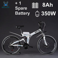 26" 48V 350W/500W 8 / 12.5AH Lithium Battery Folding Electric Bicycle, Mountain Bike, Electric Bike, MTB E Bike (Bag Type)