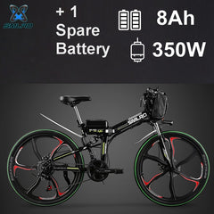 26" 48V 350W/500W 8 / 12.5AH Lithium Battery Folding Electric Bicycle, Mountain Bike, Electric Bike, MTB E Bike (Bag Type)