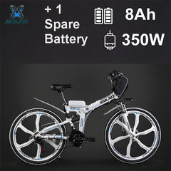 26" 48V 350W/500W 8 / 12.5AH Lithium Battery Folding Electric Bicycle, Mountain Bike, Electric Bike, MTB E Bike (Bag Type)