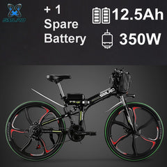 26" 48V 350W/500W 8 / 12.5AH Lithium Battery Folding Electric Bicycle, Mountain Bike, Electric Bike, MTB E Bike (Bag Type)