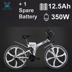 26" 48V 350W/500W 8 / 12.5AH Lithium Battery Folding Electric Bicycle, Mountain Bike, Electric Bike, MTB E Bike (Bag Type)