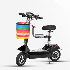 Daibot Electric Scooter 36V Two Wheel Electric Scooters 10 inch 350W Portable Pink Folding Electric Bike For Girl Women