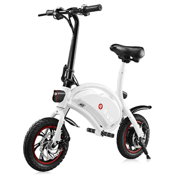 F-Wheel DYU D1 Electric Bike 12 Inch Wheels 10Ah Smart Folding Electric Bicycle 40km Super Long Mileage E Bike Deluxe Version EU