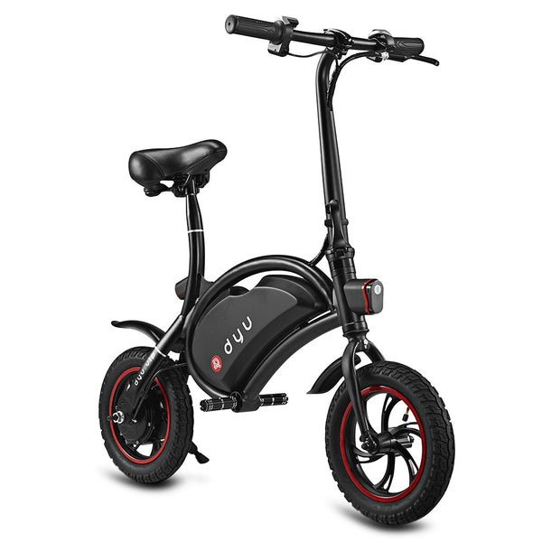 F - Wheel D1 DYU Mini Electric Bike 12 Inch Wheels Smart Folding Electric Bike Waterproof 20km/H E Bike Smart App Controlling