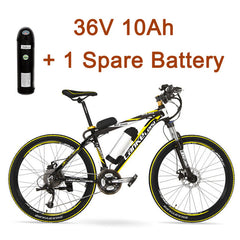 27 Speeds, 26", 36V/48V, 240W, Aluminum Alloy Frame, Lithium Battery Electric Bicycle, Mountain Bike, E Bike Disc Brake.