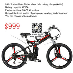 24 inch  48V folding e bike Foldable electric bike for sale, strong power 18A 15A 12A 8A