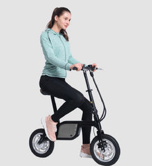 Mini adults electric bike 12-inch power folding scooter electric scooter Lithium-ion batteries Light and convenient