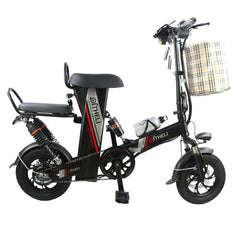 12-inch electric bike mini power folding scooter adult small generation drive electric bicycle lithium battery electric bike