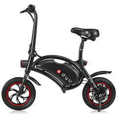 Free Shipping 100% Original DYU D1 12 inch Wheels 10Ah Smart Folding Electric Bicycle Bike ( Deluxe Version )