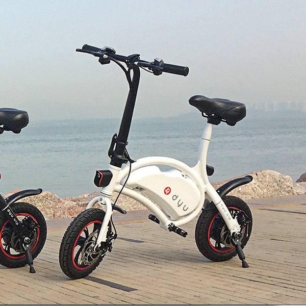 F - Wheel DYU D1 Folding Electric Bicycle Bike 12 Inch Wheels EU Plug 10Ah Smart APP Electric Bicycle ( Deluxe Version )