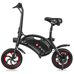 F - Wheel DYU D1 Folding Electric Bicycle Bike 12 Inch Wheels EU Plug 10Ah Smart APP Electric Bicycle ( Deluxe Version )