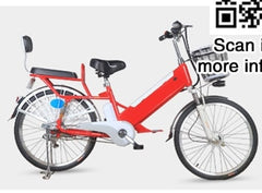 24 inch double suspension  electric bicycle detachable charging 350W 60 v 12 A e bike  55KM Burglar alarm
