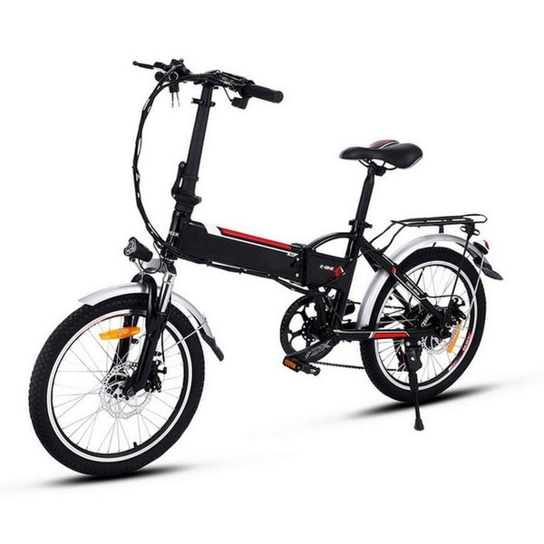 ANCHEER New Electric Bicycle Mountain Bikebike 18 inch Aluminum Alloy Folding Bike E Road Cycling Bicycle White Unisex Hot sale