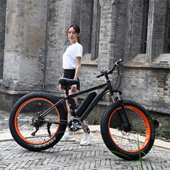 Electric Bike 26x4.0" inch Fat Electric Bicycle 36V 8/10ah Lithium Battery Electric Mountain Bike 350W Motor EBike powerful