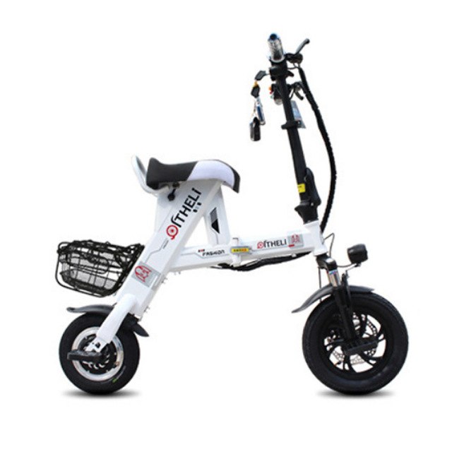 Daibot Electric Bike 500W Two Wheel Electric Scooters 12 Inch 36V Lightweight Folding Mini Electric Bicycle For Adults With Seat