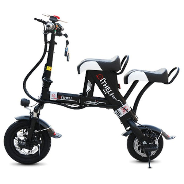 Daibot Electric Bike 500W Two Wheel Electric Scooters 12 Inch 36V Lightweight Folding Mini Electric Bicycle For Adults With Seat