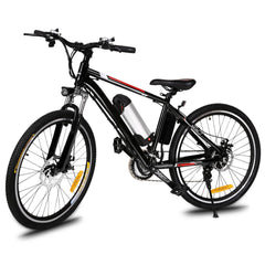 26 Inch Electric Bike Brushless Bicicleta Electrica Black Velo Electrique Ebike 250W Mountain Electric Bicycle EU/UK Plug