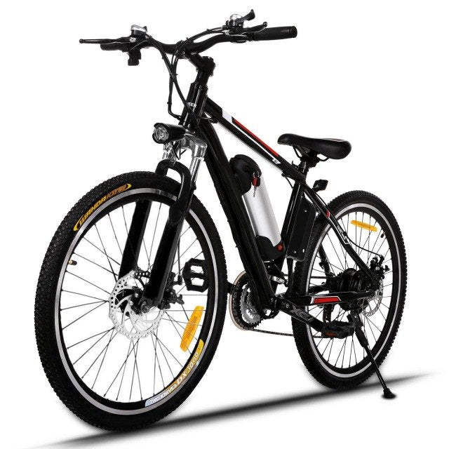 26 Inch Electric Bike Brushless Bicicleta Electrica Black Velo Electrique Ebike 250W Mountain Electric Bicycle EU/UK Plug