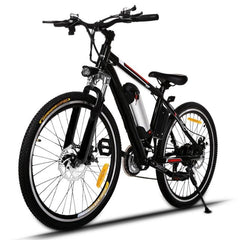 26 Inch Electric Bike Brushless Bicicleta Electrica Black Velo Electrique Ebike 250W Mountain Electric Bicycle EU/UK Plug