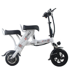 Folding electric bike 12 inch electric bicycle lithium battery electric scooter Mini small bicycle Lightweight folding ebike