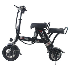 Folding electric bike 12 inch electric bicycle lithium battery electric scooter Mini small bicycle Lightweight folding ebike