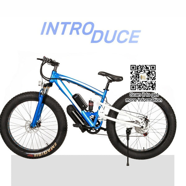 26 inch 36v 10.4ah battery 250w motor match fat bike 21 speeds Beach mountain bike fat tire electric bike for sale