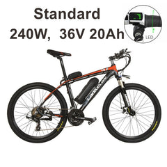 400W /240W, 26 Inches Electric Bicycle, UP to 48V 15Ah Lithium Battery , Aluminum Alloy Frame Mountain Bike.