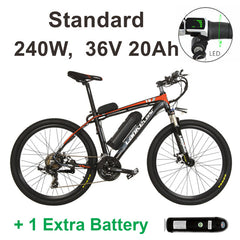 400W /240W, 26 Inches Electric Bicycle, UP to 48V 15Ah Lithium Battery , Aluminum Alloy Frame Mountain Bike.