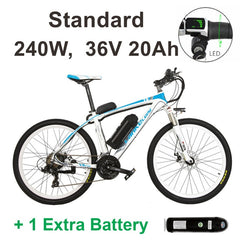 400W /240W, 26 Inches Electric Bicycle, UP to 48V 15Ah Lithium Battery , Aluminum Alloy Frame Mountain Bike.
