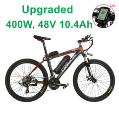 400W /240W, 26 Inches Electric Bicycle, UP to 48V 15Ah Lithium Battery , Aluminum Alloy Frame Mountain Bike.
