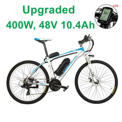 400W /240W, 26 Inches Electric Bicycle, UP to 48V 15Ah Lithium Battery , Aluminum Alloy Frame Mountain Bike.