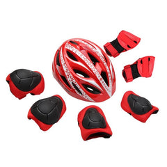 7pcs A set GUB Star Cycling children's Kids Folding Scooter Bicycle Cycling Helmet BMX Skate Fixed Safe Protection boy girls