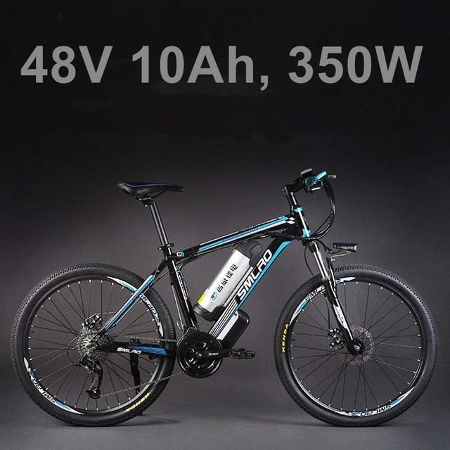 26"  48V Lithium Battery 350W Aluminum Alloy Electric Bicycle, 27 Speed Electric Bike, MTB / Mountain Bike,adopt Oil Disc Brakes