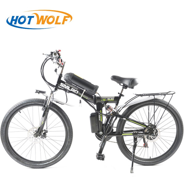 26 inch Electric Bicycle 48V 10.8ah  Lithium Battery Electric Mountain Bike 350W Motor Foldable EBike powerful Electric Bike