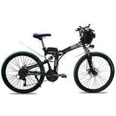 Mountain Bike 21 speeds 36V 350W Lithium Battery 10AH Brushless Motor powerful Electric Bicycle ride 26" Foldable Free delivery
