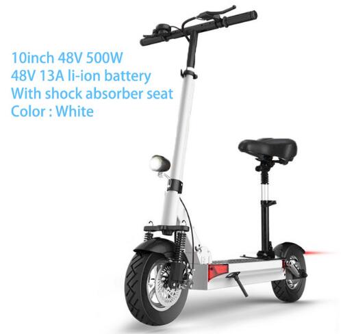 48V 500W long distance electric scooter max over 100km 48V 26A lithium battery Folding electric bike Over 100KM with seat m365