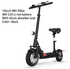 48V 500W long distance electric scooter max over 100km 48V 26A lithium battery Folding electric bike Over 100KM with seat m365