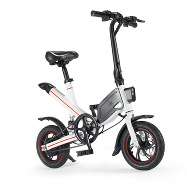 Mini Electric Bike Two Wheels Electric Bicycle 12 inch 36V 350W Portable Foldable Electric Scooter With Seat For Adults