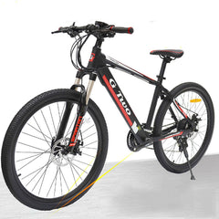 26'' 21/27Speed Electric Bicycle Mountain Bike, 48V/36V, 7.8Ah/8.7Ah Built-in Lithium Battery, 250W/350W Brushless Motor