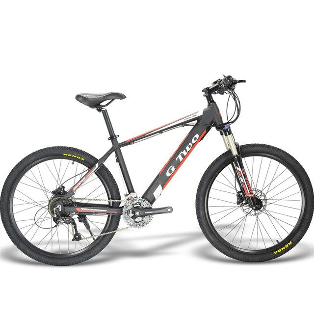 26'' 21/27Speed Electric Bicycle Mountain Bike, 48V/36V, 7.8Ah/8.7Ah Built-in Lithium Battery, 250W/350W Brushless Motor