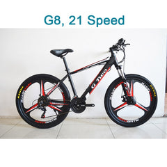 21/27 Speed, 26 inch, Hidden Power, 48V 8Ah/240W, Aluminum Alloy Frame, Electric Bicycle Disc Brake, Super Light Mountain Bike.