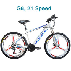 21/27 Speed, 26 inch, Hidden Power, 48V 8Ah/240W, Aluminum Alloy Frame, Electric Bicycle Disc Brake, Super Light Mountain Bike.