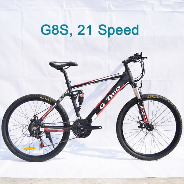21/27 Speed, 26 inch, Hidden Power, 48V 8Ah/240W, Aluminum Alloy Frame, Electric Bicycle Disc Brake, Super Light Mountain Bike.