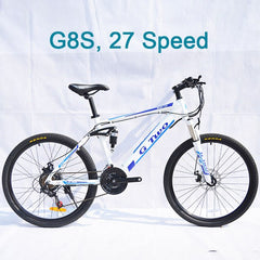 21/27 Speed, 26 inch, Hidden Power, 48V 8Ah/240W, Aluminum Alloy Frame, Electric Bicycle Disc Brake, Super Light Mountain Bike.