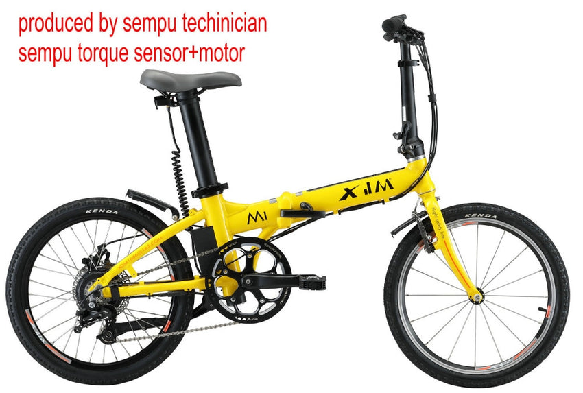 electric bike folding bike intelligent bicycle mini bike 36v250w range 50km sempu torque sensor&motor aluminum alloy frame