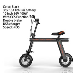 Electric scooter Folddabl 48V 10A 10 inch electric bike lithium battery 500W Brushless motor women man chidlren EU Tax Free m365