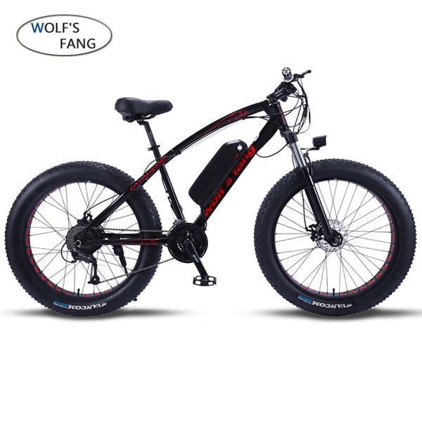 Mountain Bike Electric Bicycle 48 V 500 W 12 Ah 27 speed 26"X 4.0 powerful electric Fat bike Lithium Battery  Off road bike