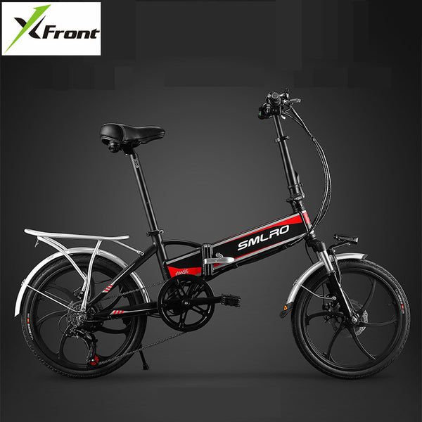 New Aluminum Alloy Frame 20 inch Wheel SHIMAN0 7 speed 8A 48V 350W Lithium Battery Electric folding Bike downhill Bicycle ebike