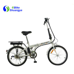 Free Shipping 36v 20" Folding Small E-Bike with Pedal Assistance Electric Bike for Europe